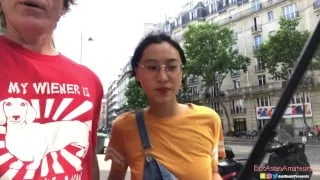 Chińska Azjatka June Liu Creampie – SpicyGum pieprzy amerykańskiego faceta w Paryżu x Jay Bank Presents
