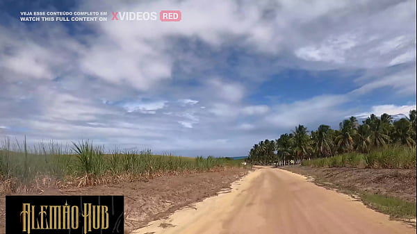 Dziki publiczny seks z DreadHot na najbardziej rajskiej plaży w Brazylii