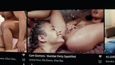 MASAŻ NURU – Gianna Dior organizuje masaż Nuru na potrzeby hardcorowego trójkąta z wytryskiem