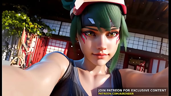 Porno 3D: Overwatch – Kiriko Dick Ride Uncensored Hentai Kreskówka generowana przez SI