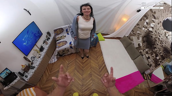 Sissy Owłosiona Dojrzała Pani Ssie i Pieprzy się