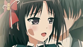Śliczna laska z dużymi cyckami chce się pieprzyć w pociągu | Hentai