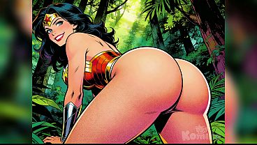 WONDER WOMAN Z DUŻYM TYŁKIEM